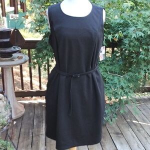 NWT Christin Michaels Black Knit Dress
